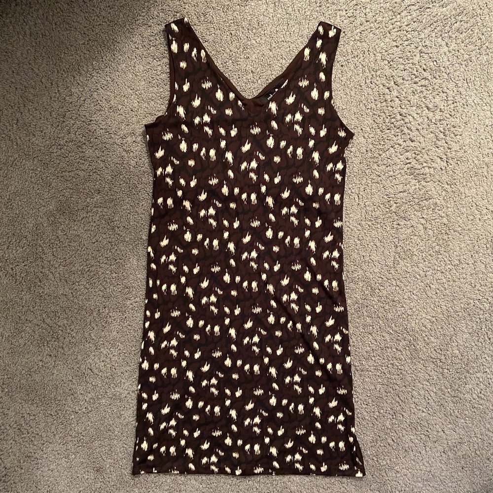 Pattern Dress (Brown) ~ Jones New York